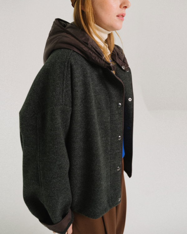 BLOUSON FRIENDS ANTHRACITE ~ TINSELS