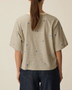 TEE-SHIRT JOSEF MARINE/CIEL ~ DES PETITS HAUT