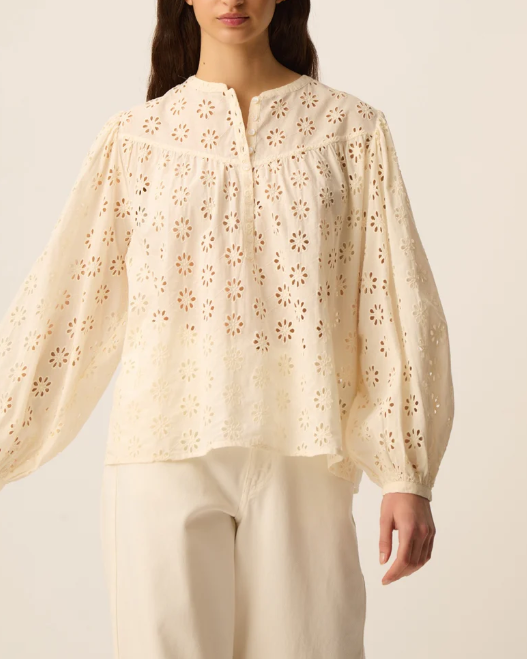 BLOUSE SOPHIE CREME ~ DES PETITS HAUTS