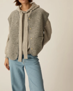 SWEAT JULIE GRIS CHINE ~ DES PETITS HAUTS