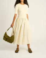 ROBE MAILLE LAURA BLÉ ~ PETITE MENDIGOTE