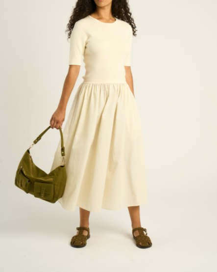 ROBE MAILLE LAURA BLÉ ~ PETITE MENDIGOTE