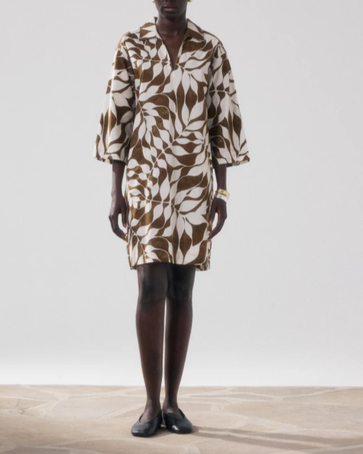 ROBE RALLI RAW WHITE & BROWN ~ HARTFORD