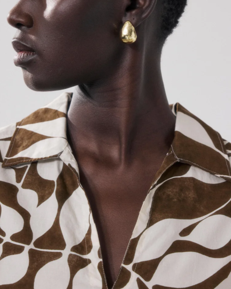 ROBE RALLI RAW WHITE & BROWN ~ HARTFORD