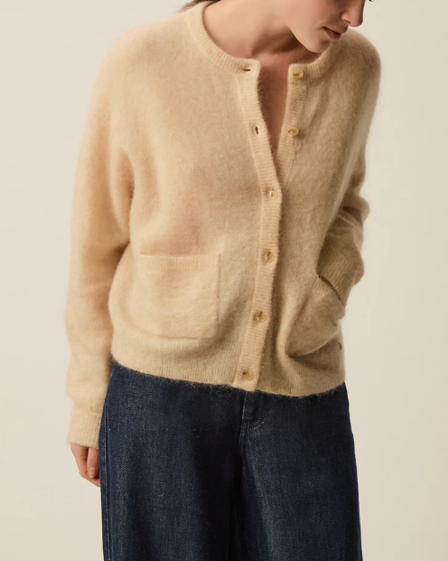 GILET DOBILOU BEIGE ~ DES PETITS HAUTS