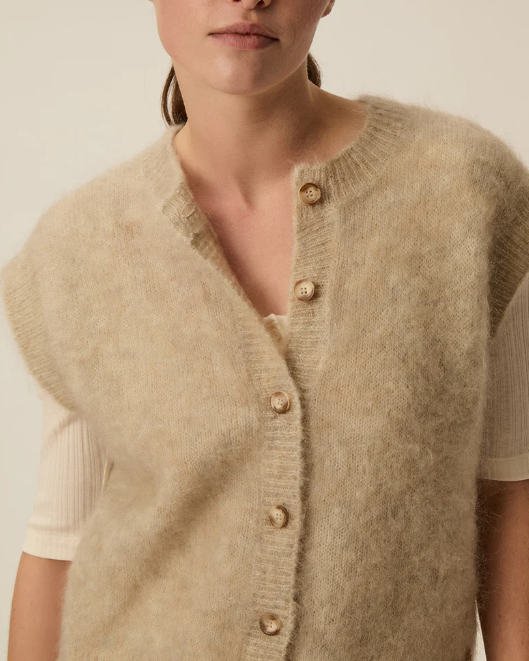 GILET ALIBABA LATTE ~ DES PETITS HAUTS
