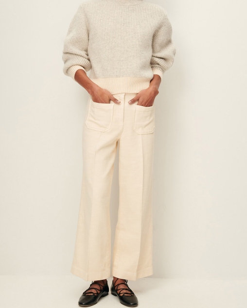 PANTALON HENDRICK FLEUR DE SEL ~ SESSUN