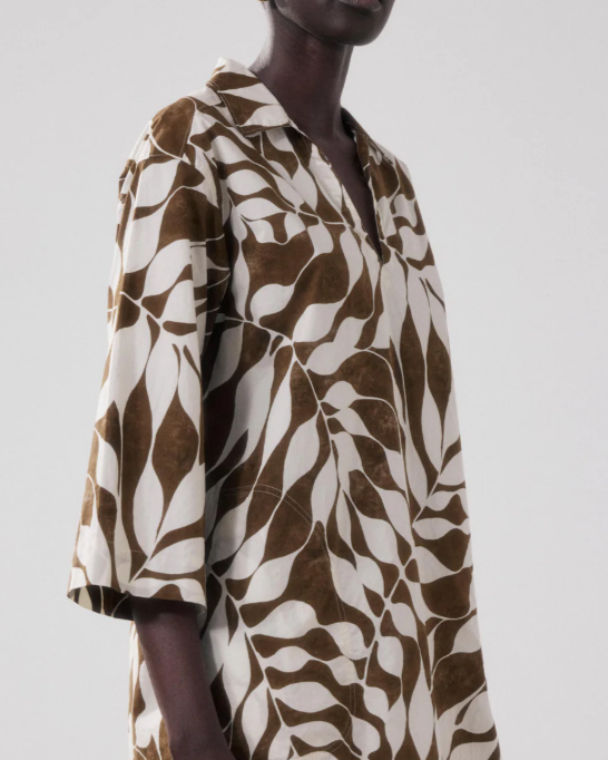 ROBE RALLI RAW WHITE & BROWN ~ HARTFORD