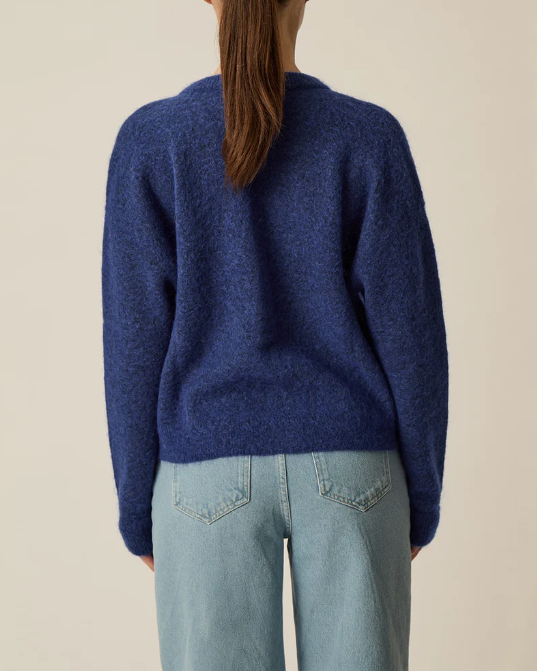 GILET DOBILOU INDIGO ~ DES PETITS HAUTS