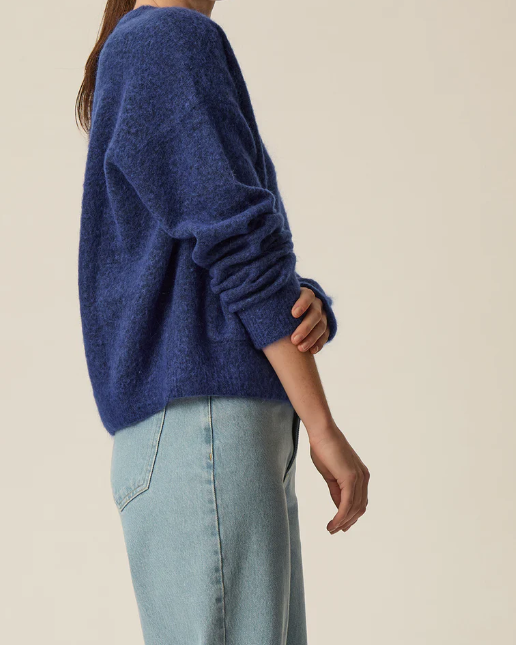 GILET DOBILOU INDIGO ~ DES PETITS HAUTS