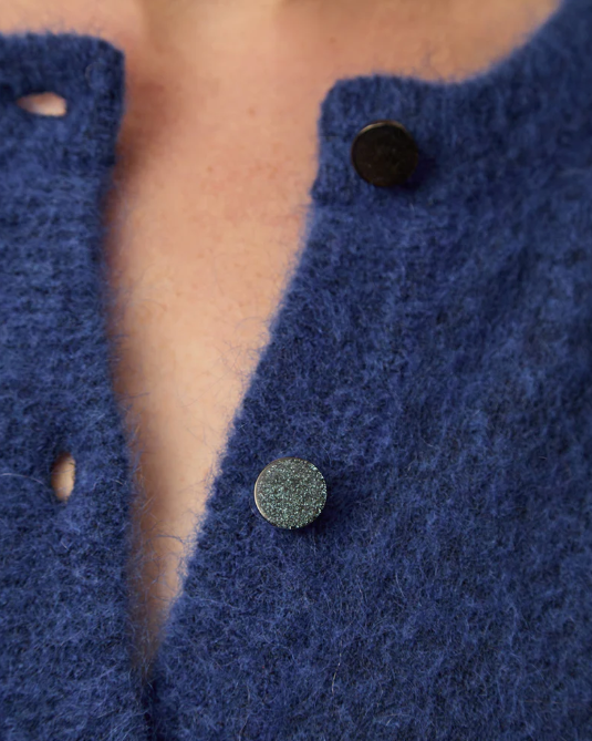 GILET DOBILOU INDIGO ~ DES PETITS HAUTS