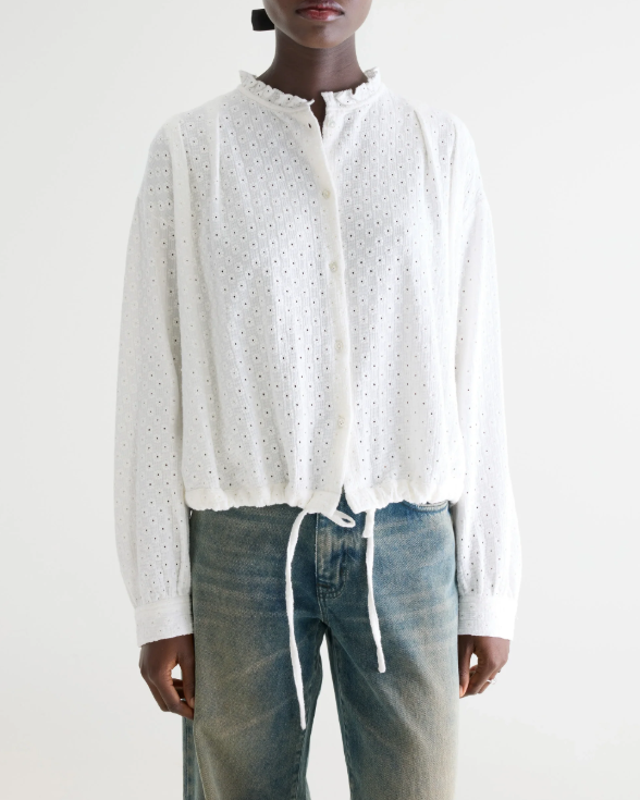 BLOUSE CHELSY NATURAL ~ BELLEROSE