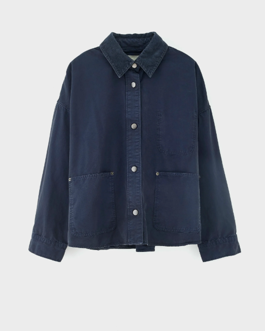SURCHEMISE WANDY NAVY ~ BELLEROSE