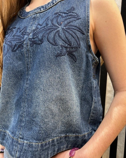 TOP MILLIE DENIM ~ ORFEO