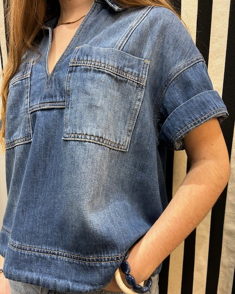 CHEMISE LYNE DENIM ~ ORFEO
