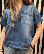 CHEMISE LYNE DENIM ~ ORFEO