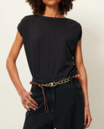 T-SHIRT SIXTOJACQUARD MOONLESS ~ SESSUN