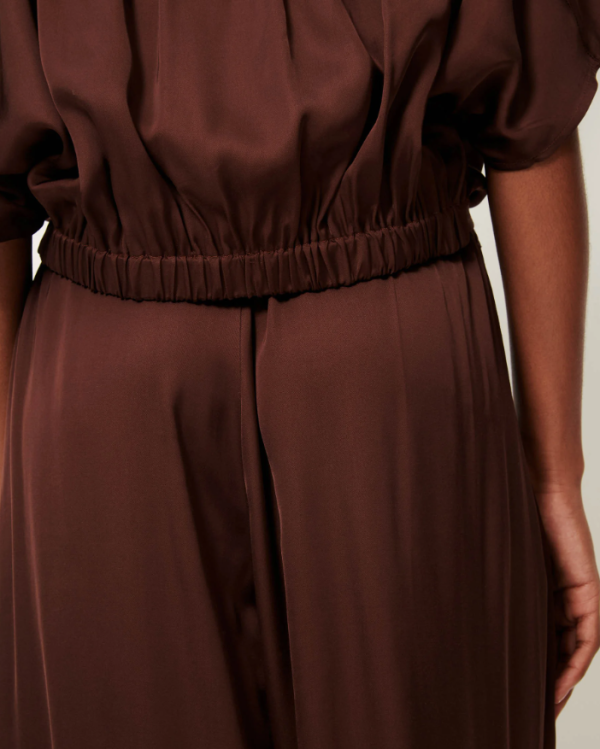 BLOUSE ALFASSA NIGHT MOKA ~ SESSUN