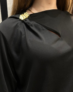 T-SHIRT SASKIA NOIR ~ ORFEO