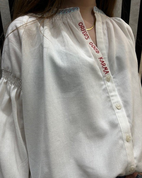 CHEMISE DANIELE BLANCHE ~ ORFEO