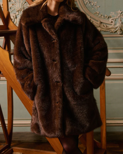 MANTEAU ORSO CHOCOLAT ~ PETITE MENDIGOTE