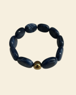 BRACELET CAMELIA BLEU ~ ROSALIE ST MARGUERITE