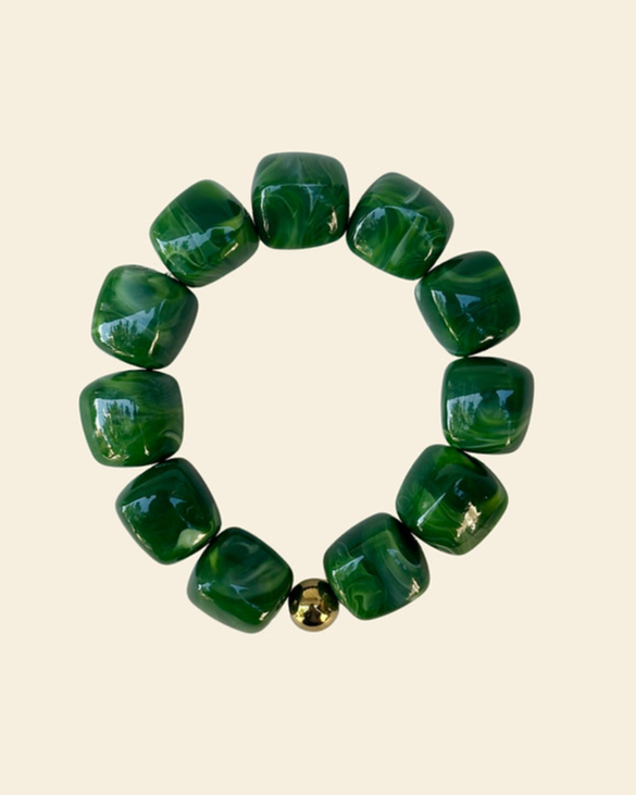 BRACELET CARDAMOME VERT ~ ROSALIE ST MARGUERI