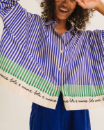 CHEMISE WOOD BLUE ~ TINSELS