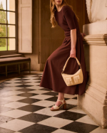 ROBE MAILLE LAURA BROWN ~ PETITE MENDIGOTE