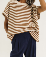 SWEAT EPI OCRE ~ TINSELS