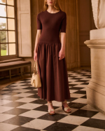 ROBE MAILLE LAURA BROWN ~ PETITE MENDIGOTE