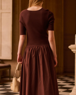 ROBE MAILLE LAURA BROWN ~ PETITE MENDIGOTE