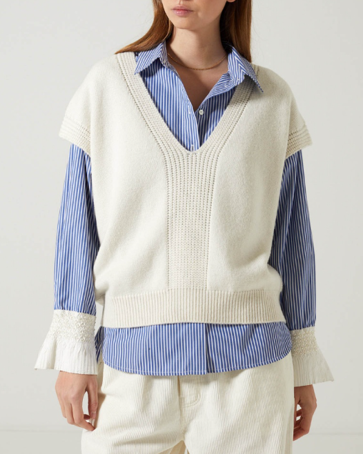 PULL KITTI ECRU ~ CHARLIE JOE