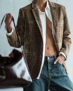 VESTE GAIA DARK BROWN ~ CARAVAN PALLAS