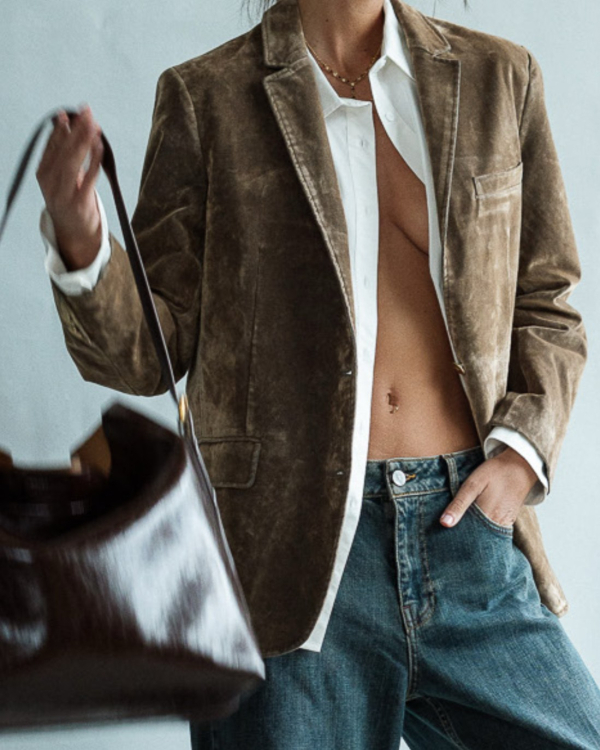 VESTE GAIA DARK BROWN ~ CARAVAN PALLAS