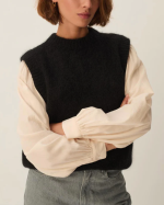 PULL ALBERTO NOIR ~ DES PETITS HAUTS
