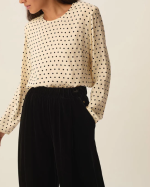 TOP YELENA POIS JACQUARD ~ DES PETITS HAUTS