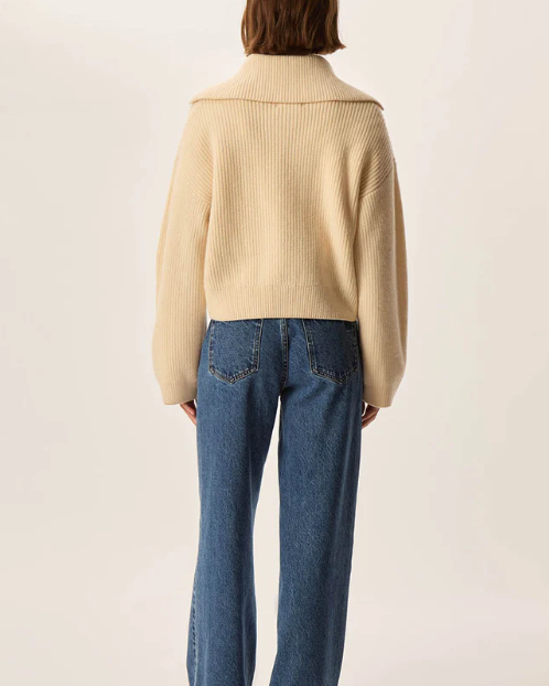 PULL DOMINO CREME ~ DES PETITS HAUTS