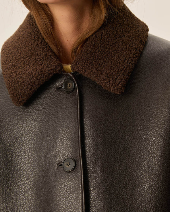 MANTEAU YULIA COFFEE ~ DES PETITS HAUTS