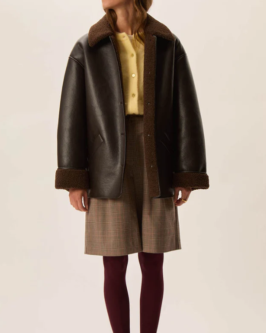 MANTEAU YULIA COFFEE ~ DES PETITS HAUTS