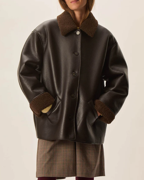 MANTEAU YULIA COFFEE ~ DES PETITS HAUTS