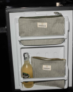 TROUSSE DE BEAUTÉ RAYURES QUARTZ ~ GABRIELLE 