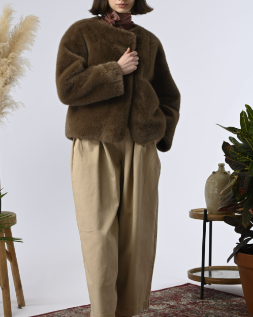 VESTE SISSI  CHOCOLAT ~ ORFEO