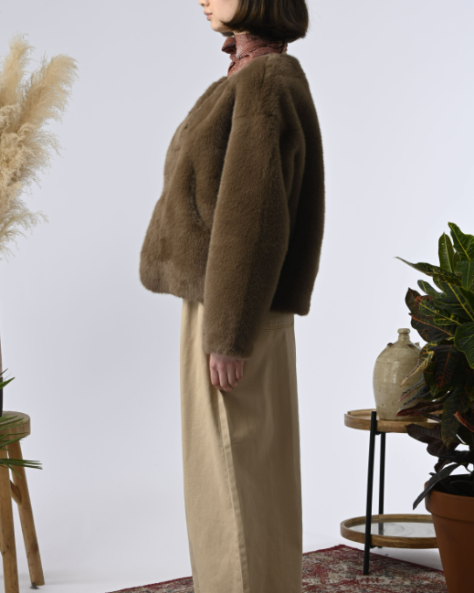 VESTE SISSI  CHOCOLAT ~ ORFEO