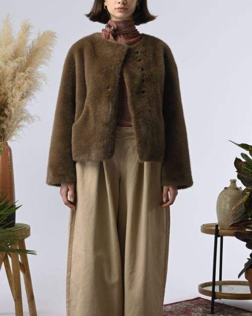VESTE SISSI  CHOCOLAT ~ ORFEO