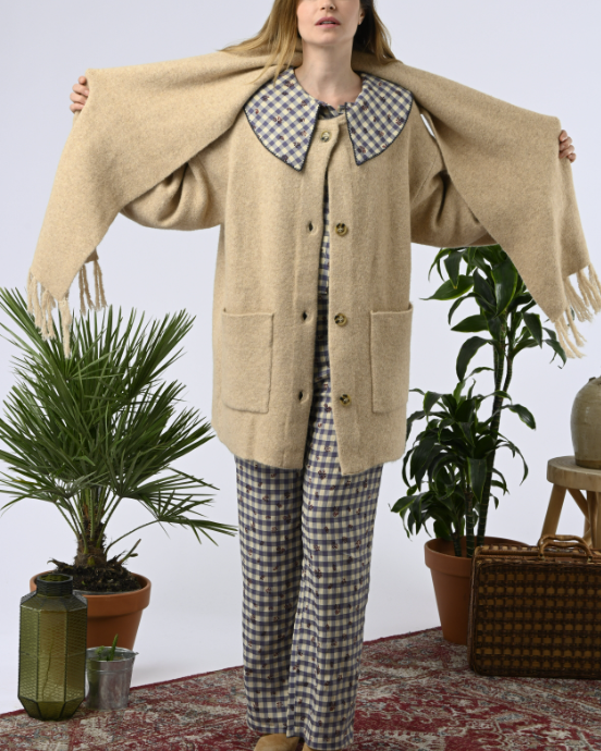 GILET SOFI BEIGE ~ ORFEO