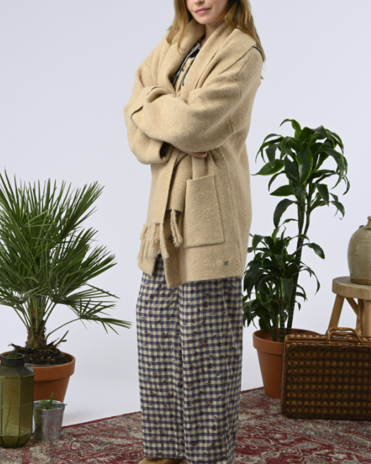 GILET SOFI BEIGE ~ ORFEO