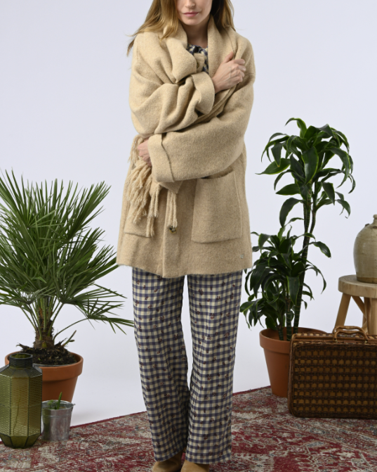 GILET SOFI BEIGE ~ ORFEO