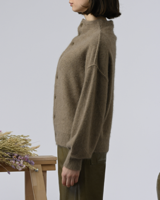 GILET CORAL TAUPE ~ ORFEO
