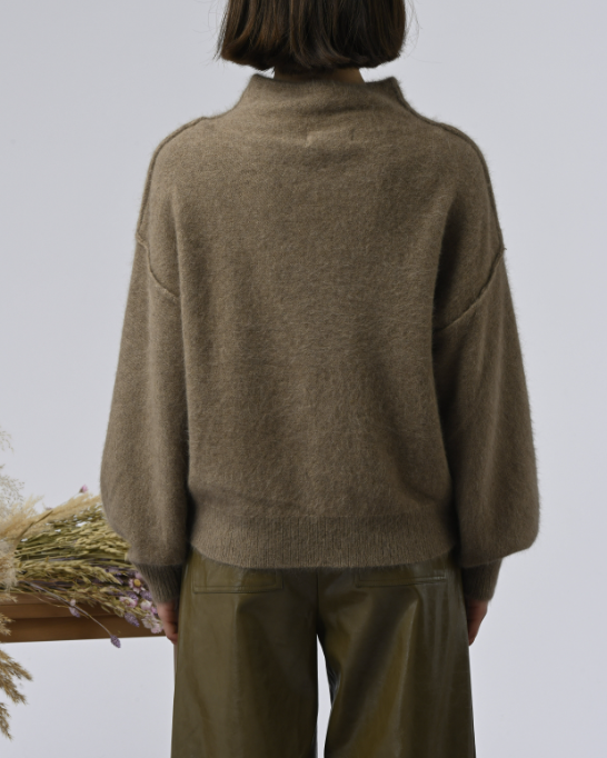 GILET CORAL TAUPE ~ ORFEO